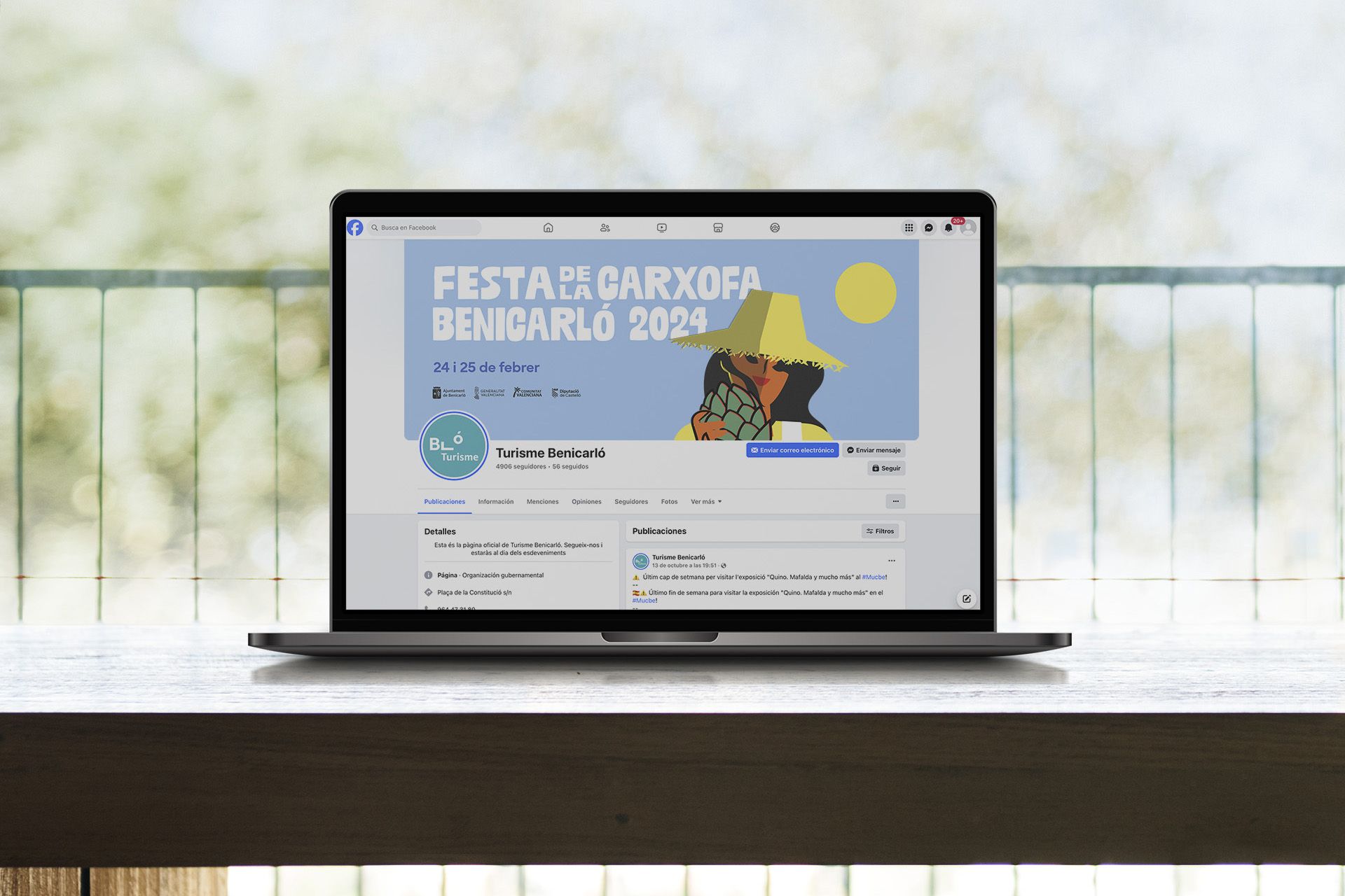Capçaleres per Facebook i RRSS
